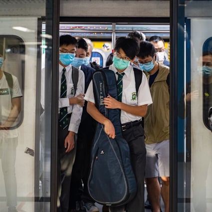 Social-distancing measures have been tightened amid a spike in Covid-19 infections. Photo: Bloomberg
