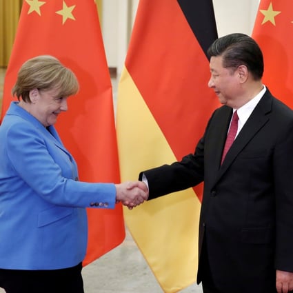 German Chancellor Angela Merkel and Chinese President Xi Jinping spoke on the phone on Tuesday. Photo: Reuters