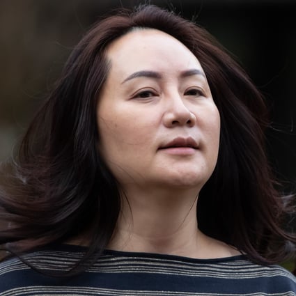 Meng Wanzhou, chief financial officer of Huawei Technologies, leaves her home to attend a hearing at the Supreme Court of British Columbia in Vancouver on Wednesday. Photo: Bloomberg