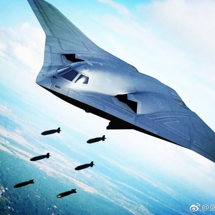 Artist’s impression of an H-20 stealth bomber. Photo: Weibo