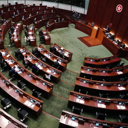 Carrie Lam has been able to speak to Legco without the usual volley of criticism after the opposition bloc quit en masse this month. Photo: Felix Wong