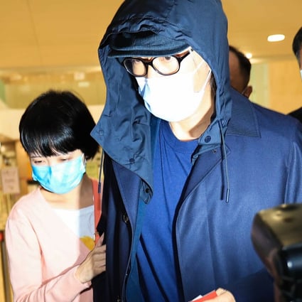 Comedian Stephen Chow leaves High Court in Admiralty on Wednesday. Photo: May Tse
