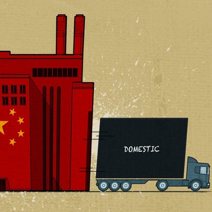 Chinese manufacturers are being encouraged by the central government to embrace a domestic-centric business model, with less reliance on exports. Illustration: Henry Wong