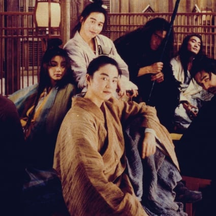 Brigitte Lin (centre, front) in a still from Hong Kong film director Wong Kar-wai’s star-studded martial arts film Ashes of Time (1994). The former actress’ new book, Jing Qian Jing Hou, was published this month. Photo: Newport Entertainment