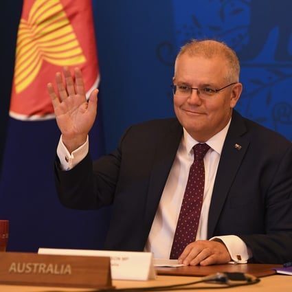 Australian Prime Minister Scott Morrison previously maintained Australia would stand firm against China and not trade away its “values” against perceived economic coercion since the conflict between the two countries started in April. Photo: DPA