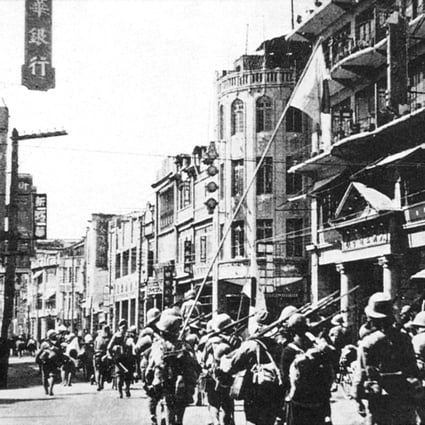 Japanese troops enter the mainland city of Guangzhou in October 1938. Photo: Courtesy