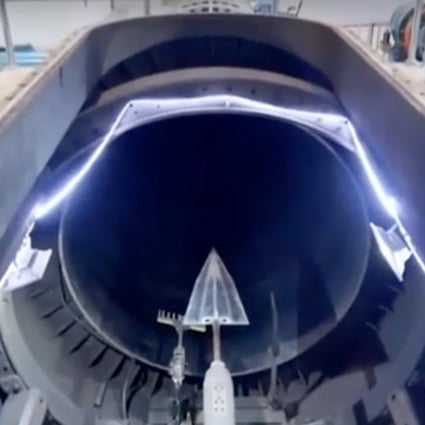 The engine was tested in a wind tunnel in Beijing. Photo: Handout