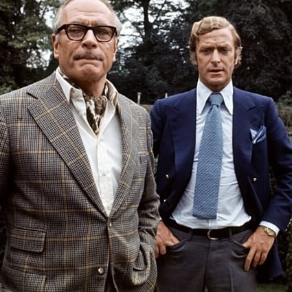 Laurence Olivier (left) and Michael Caine in a still from Sleuth (1972) – a film in which they were the only actors.