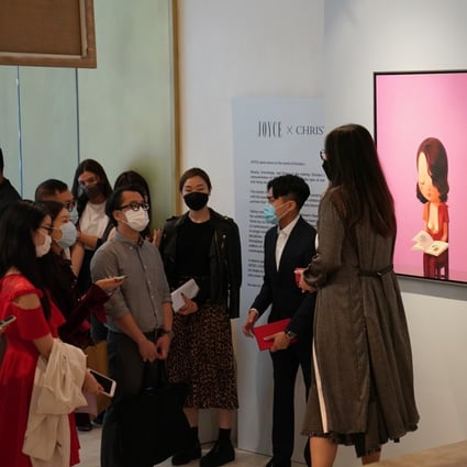 Modern and contemporary artworks at a preview exhibition ahead of Christie's Autumn Auctions Hong Kong. The auction house’s sale conducted before a live audience in the city brought better results than when the sale moved to New York and went online. Photo: Xinhua/Li Gang
