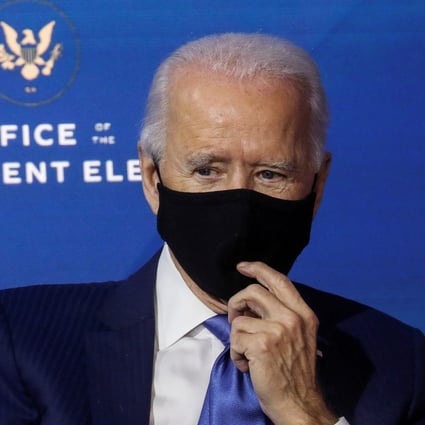 The incoming administration of US president-elect Joe Biden will not mean an end to tensions with China, according to a foreign relations expert in Beijing. Photo: Reuters