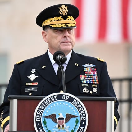 US Chairman of the Joint Chiefs of Staff General Mark Milley. Photo: Reuters