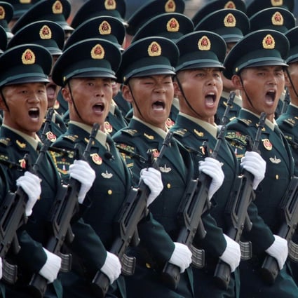 China has the world’s largest army, with more than 2 million active personnel. Photo: Reuters