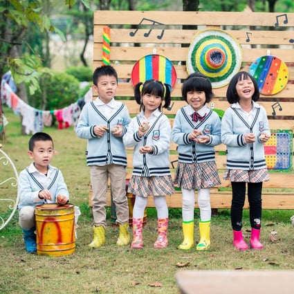 Rockies Forest Kindergarten in Zhongshan, Guangdong province, offers a nature-based curriculum for children. Photo: Handout