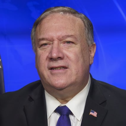 US Secretary of State Mike Pompeo did not identify any of the individuals targeted. Photo: Ron Przysucha/US Department of State/dpa