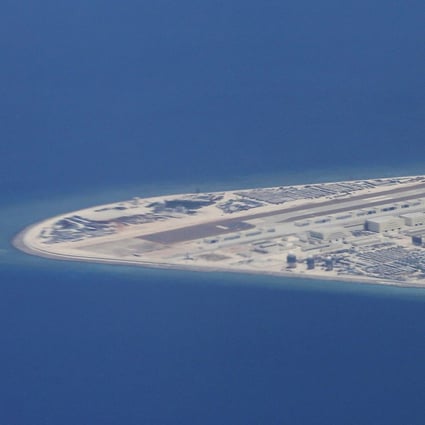 China has also built airstrips and other military facilities on the artificial islands. Photo: AP