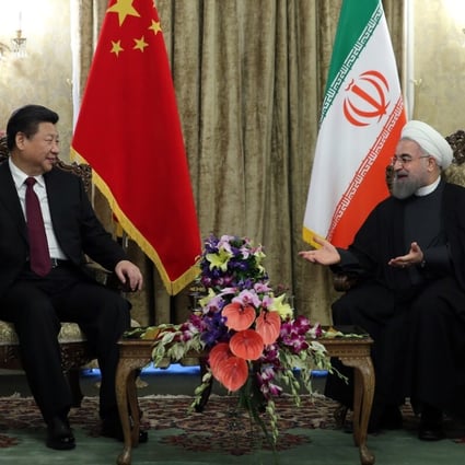 Chinese President Xi Jinping meets Iranian President Hassan Rowhani in Tehran on January 23, 2016. Photo: AFP /Iranian Presidency