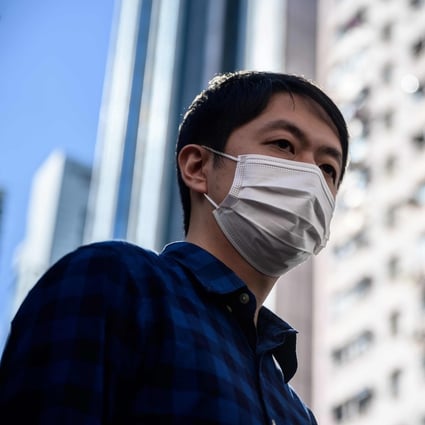Ted Hui leaves Western Police Station in November following his arrest in connection with throwing foul-smelling objects inside Legco. Photo: AFP
