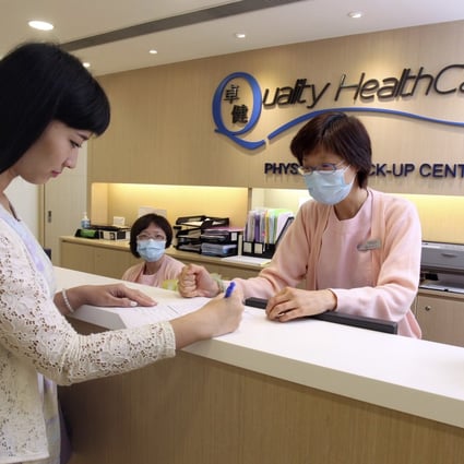 A Quality HealthCare medical centre in Mong Kok. Hong Kong has been slow to use telemedicine because of the convenience of accessing health care in the city. Photo: May Tse