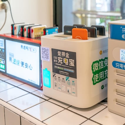 Shared power banks have found success in China with start-ups such as Energy Monster attracting hundreds of millions of yuan in investment last year. Photo: Shutterstock