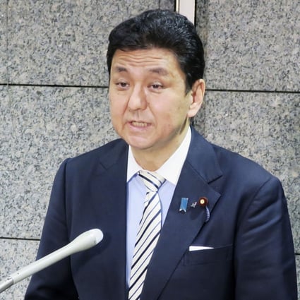 Japanese Defence Minister Nobuo Kishi is seeking an additional budget of about 30 billion yen (US$288 million) for the next financial year to defend the country with a ballistic missile defence system. Photo: Kyodo