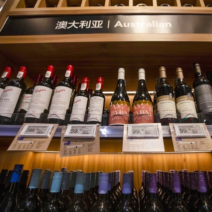 China has launched an anti-dumping investigation into Australian wine imports. Photo: EPA-EFE