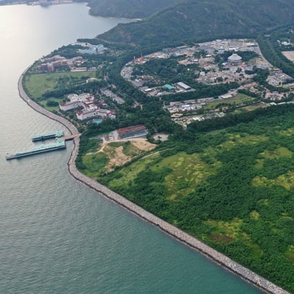 A view of idle land next to Hong Kong Disneyland on Lantau Island. Photo: Sam Tsang