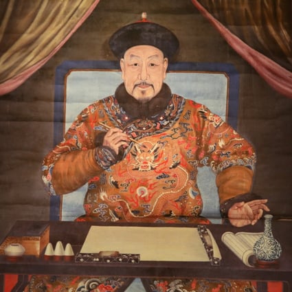 A painting of Jiaqing Emperor, the sixth emperor of the Manchu-led Qing dynasty. Photo: SCMP/ Simon Song