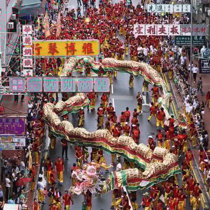 The Tin Hau festival procession in Yuen Long, Hong Kong. Photo: SCMP / Felix Wong