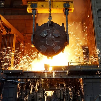 A spike in imported iron ore prices threatens the profitability of steel plants in China, which buy nearly 90 per cent of their supply from overseas. Photo: Reuters