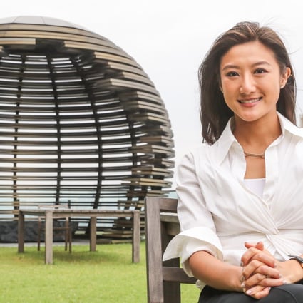 Ellie Tang, head of sustainability at New World Development, photographed on the roof of K11 Atelier King’s Road in Quarry Bay. Photo: Edmond So