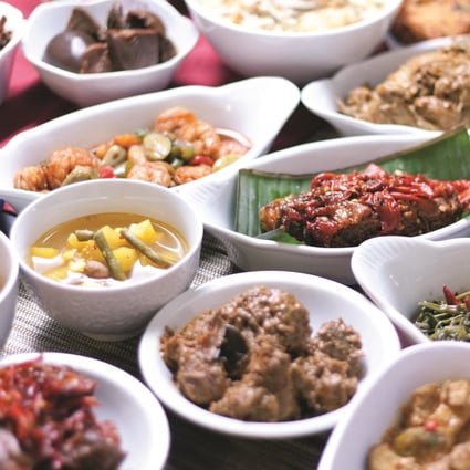 A rijsttafel prepared by Dutch-Indonesian chef Jeff Keasberry. The feast became a social phenomenon and much-enjoyed ritual in the Dutch colonial world after it was adapted from traditional Indonesian communal gatherings. Photo: Courtesy of Jeff Keasberry