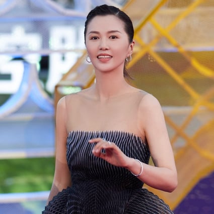 Singer Tan Weiwei attends the closing ceremony of the 28th China Golden Rooster and Hundred Flowers Film Festival in Xiamen, Fujian Province, China. Her powerful new song, Xiaojuan, addresses the horrors of domestic violence in China. Photo: Getty Images