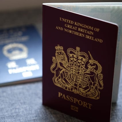 The British National (Overseas) passport. Photo: Fung Chang