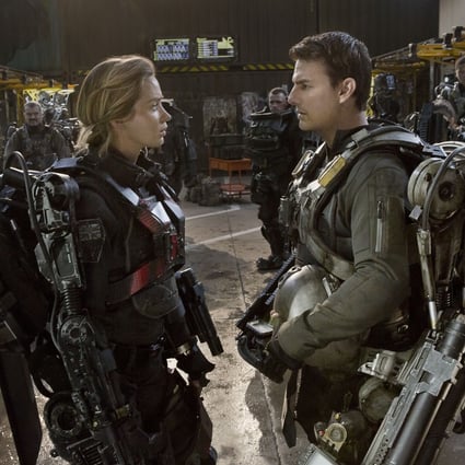 Emily Blunt and Tom Cruise in a still from Edge of Tomorrow (2014).