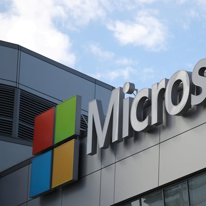 A Microsoft logo is seen in Los Angeles, California U.S. November 7, 2017. Photo: Reuters