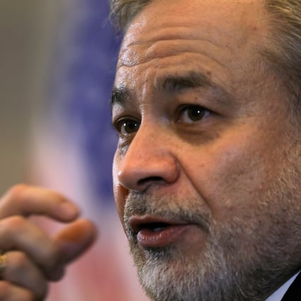 US Secretary of Energy Dan Brouillette speaks with journalists in Rio de Janeiro, Brazil in February. Photo: Reuters