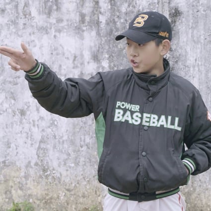 A documentary film, Tough Out, shows how ‘left-behind’ children in China are being taught baseball to give them a better life. Photo: Weibo