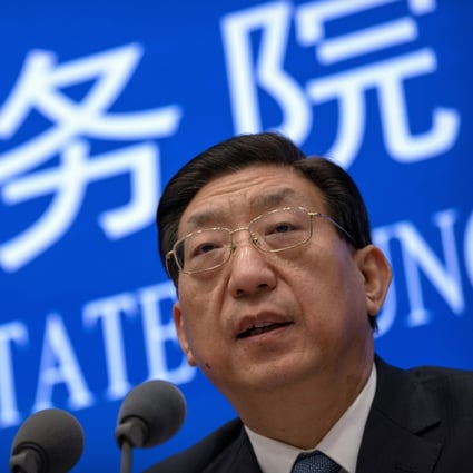 Zeng Yixin is deputy director of China’s National Health Commission. Photo: AP
