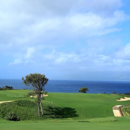 The 12th hole at the Plantation Course at Kapalua Golf Club in Kapalua, Hawaii. Under a three-year plan, Honma is investing heavily in the US to grow its market share to as much as 10 per cent from less than 1 per cent now. Photo: AFP