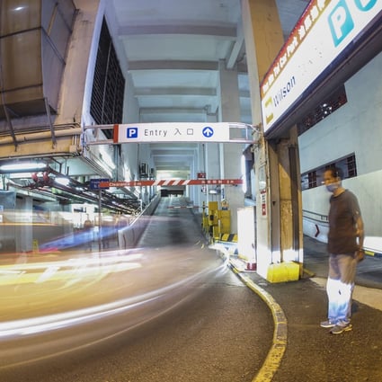 Parking spaces have been less affected by the coronavirus pandemic and Hong Kong’s economic recession, compared with other property segments. Photo: Nathan Tsui