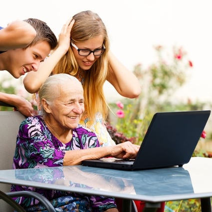Teaching the older generation technology tips can not only be completely stress-free, but also empowering for seniors. Photo: Shutterstock