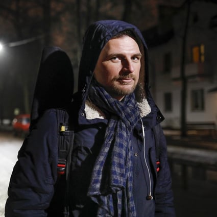 Belarusian musician Kastus Lisetsky. Photo: AP