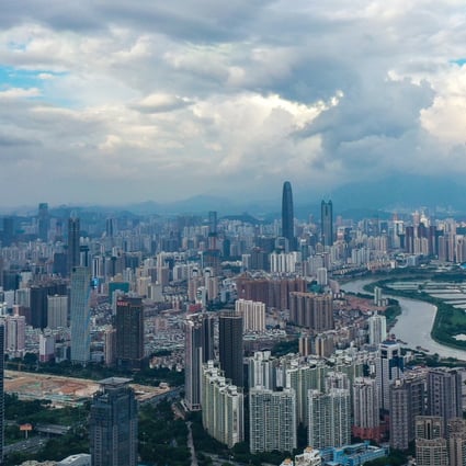Shenzhen, a key Greater Bay Area city, is only 15 minutes away from Hong Kong. Photo: Xinhua
