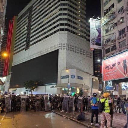 The case centred on clashes near the Sogo department store in Causeway Bay on August 31 last year. Photo: SCMP