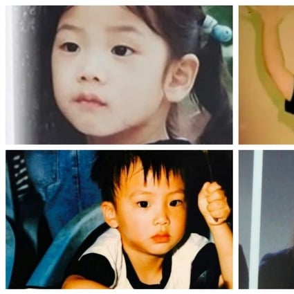 Clockwise from top left: Rose from Blackpink, Chungha, Nayeon from Twice and Jin from BTS as children. Photos: @ROSEVotingTeam; @Byulharang_209; @FrenchNayeon/Twitter, @bangtanworldborahae/ Instagram