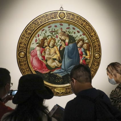 “Botticelli and His Times – Masterworks from the Uffizi” was one of the few art shows that was not cancelled this year in Hong Kong because of the pandemic. Photo: Nora Tam