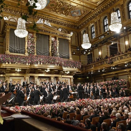 Concert philharmonic muti riccardo xinhuanet wiener vienne koncert tinged resounds applause philharmoniker cgtn nouvel conductor neujahrskonzert cfp Vienna’s virtual New Year’s Concert survives lockdown restrictions to