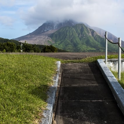Soufriere Hills Volcano on Montserrat, Lesser Antilles in the Caribbean. Photo: Tim Pile