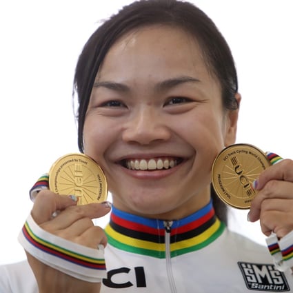 Hong Kong cycling star Sarah Lee is an Elite A athlete having won two gold medals at the World Championships in 2019. Photo: Winson Wong
