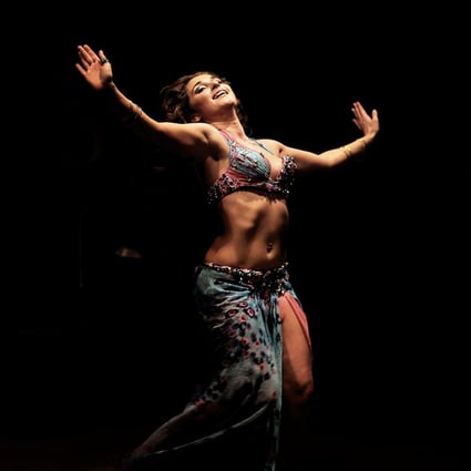 A Russian dancer performs during a belly dancing festival in the Egyptian capital, Cairo. Regarded for centuries as the home of belly dancing, Egypt has seen its dance community shrink, largely due to the profession's increasing notoriety, and the authorities' broadening crackdown on freedoms. Photo: AFP